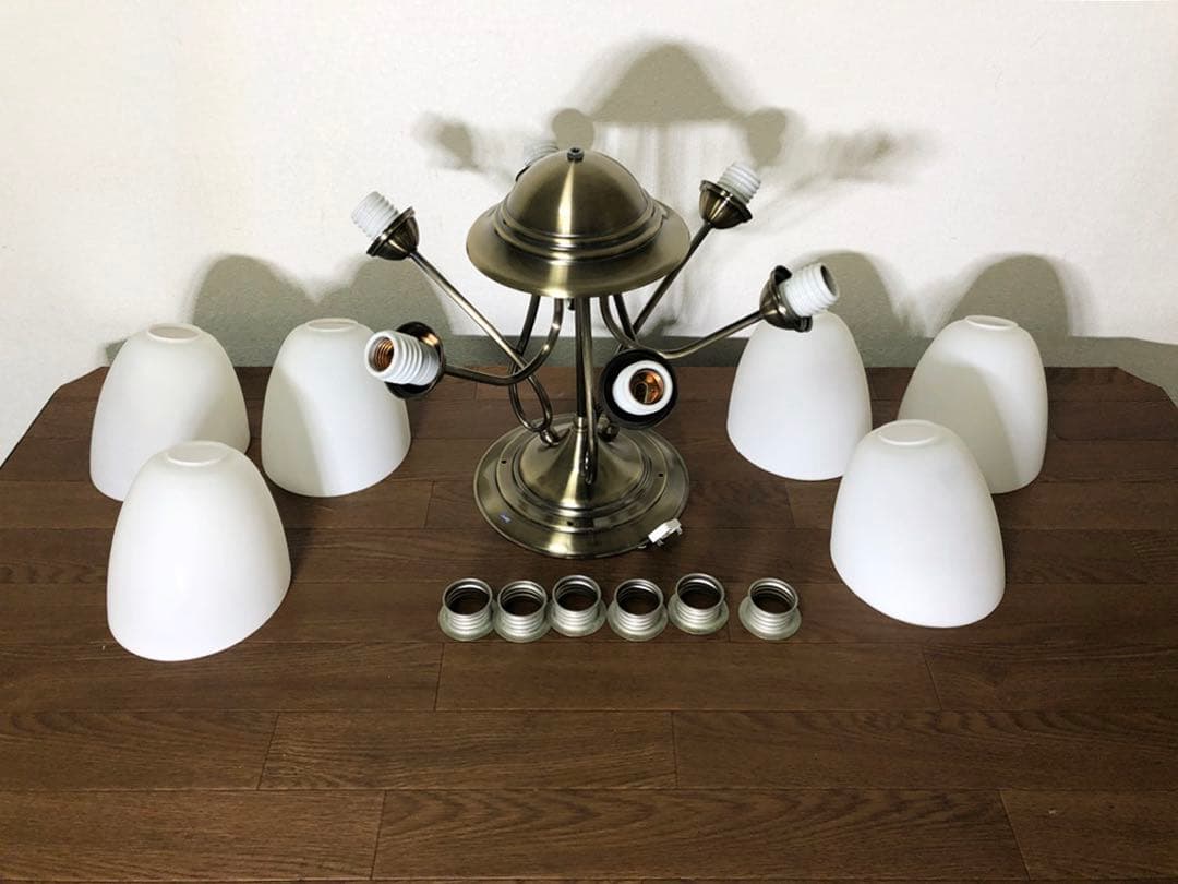 DAIKO シャンデリア DCH-30615 天井照明6灯E26 ～10畳用