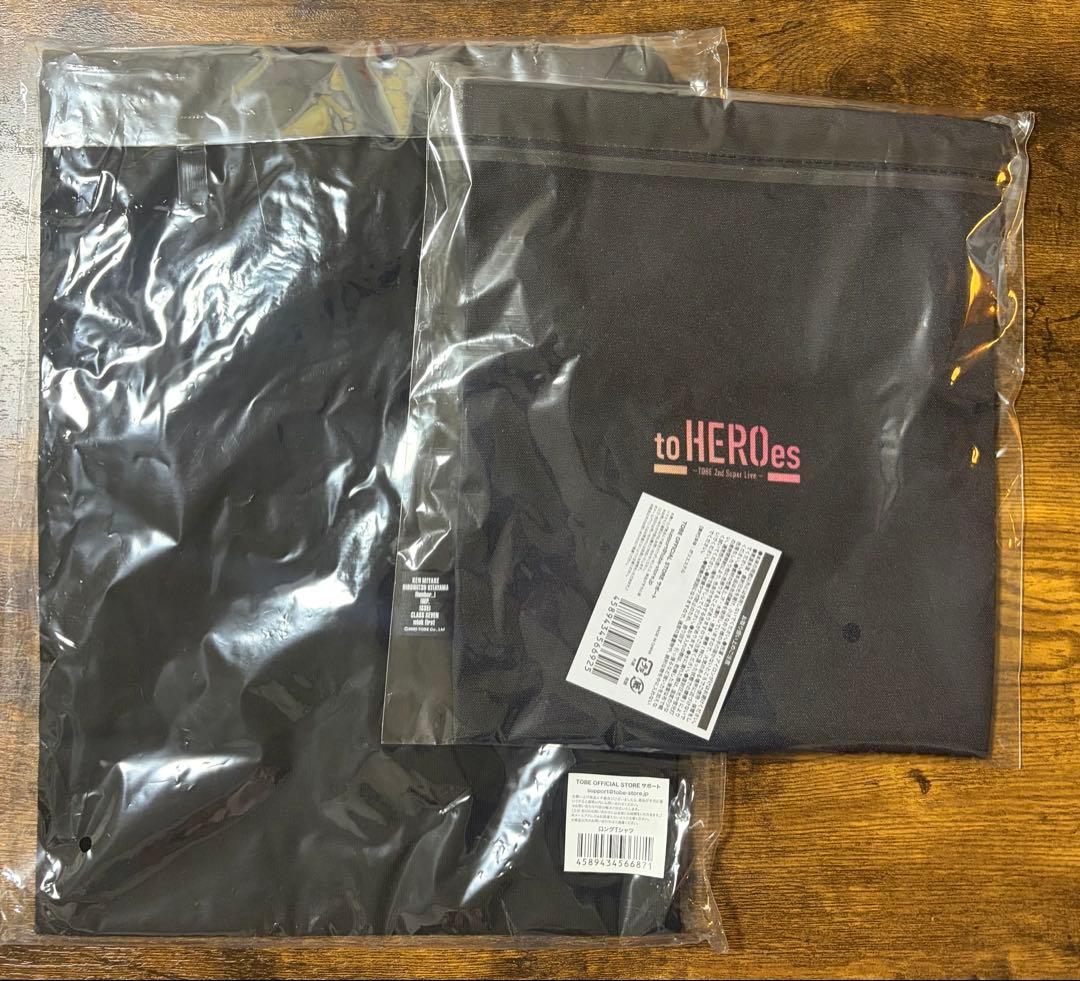 to HEROes TOBE 2nd Super Live Tシャツ　巾着
