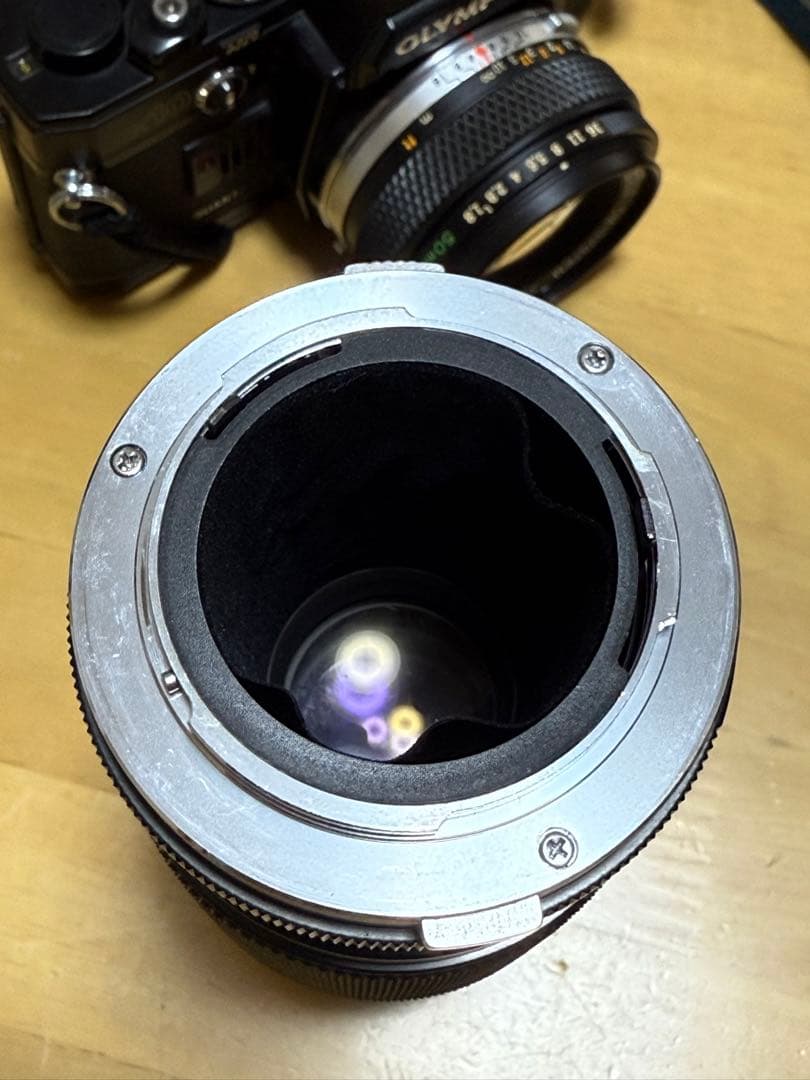 OLYMPUS オリンパス　OM10 一眼レフ　望遠セット　フィルムカメラ