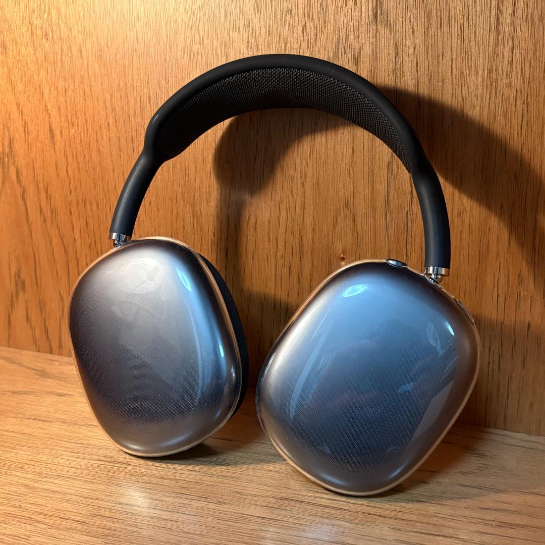 AirPods Max スペースグレイ 保護ケース・クッション付 完備品