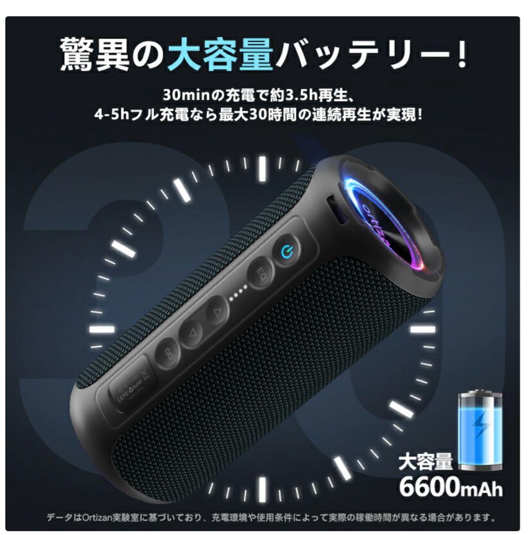スピーカー Bluetooth ワイヤレススピーカー Ortizan-X8