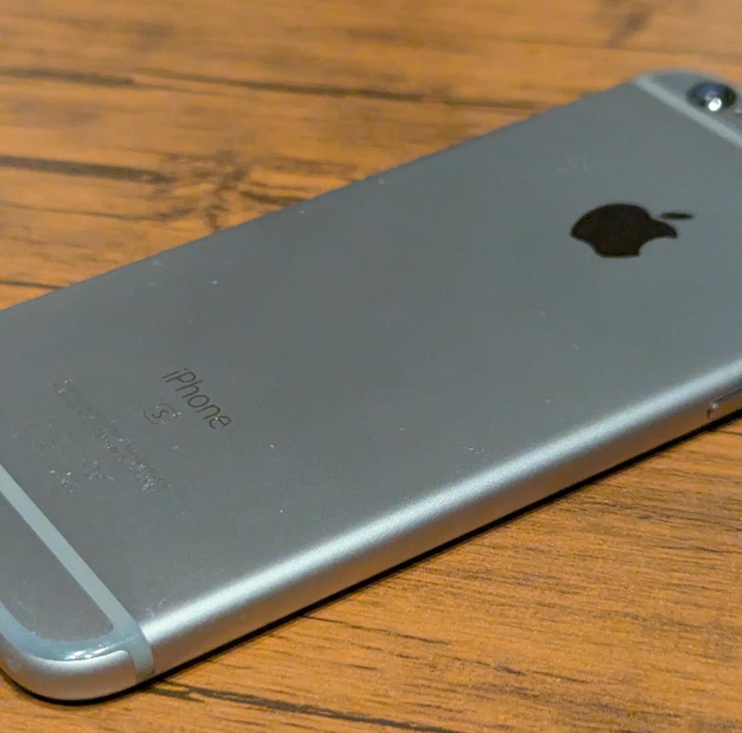 iPhone 6s 32GB スペースグレイ バッテリー87% 動作◎