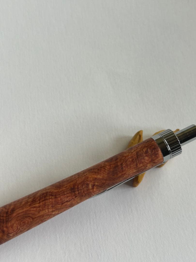 花梨瘤　木軸シャープペンシル　0.5mm ボールペン変更可能