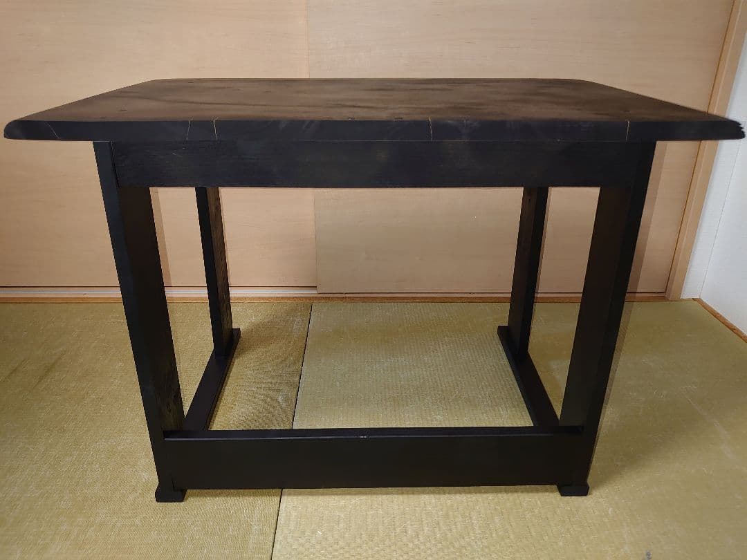 【累積165台目】１台用パチスロ実機の置き台（シンプルスタンド）★黒色に塗装済み