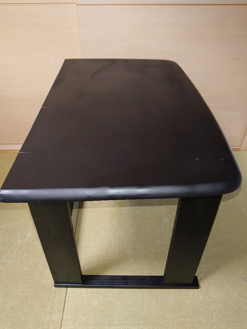 【累積165台目】１台用パチスロ実機の置き台（シンプルスタンド）★黒色に塗装済み