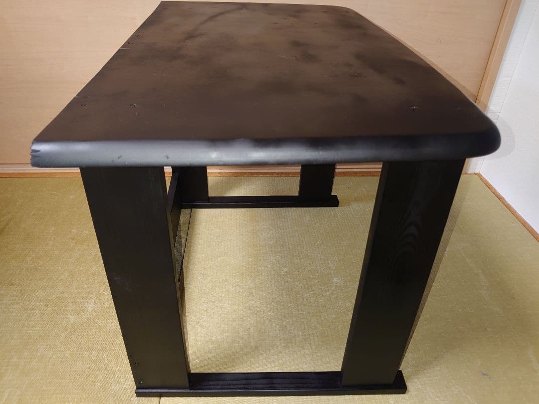 【累積165台目】１台用パチスロ実機の置き台（シンプルスタンド）★黒色に塗装済み