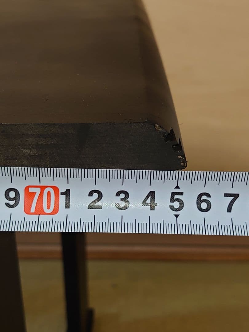 【累積165台目】１台用パチスロ実機の置き台（シンプルスタンド）★黒色に塗装済み