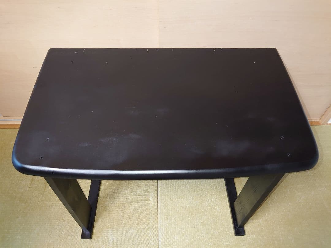 【累積165台目】１台用パチスロ実機の置き台（シンプルスタンド）★黒色に塗装済み