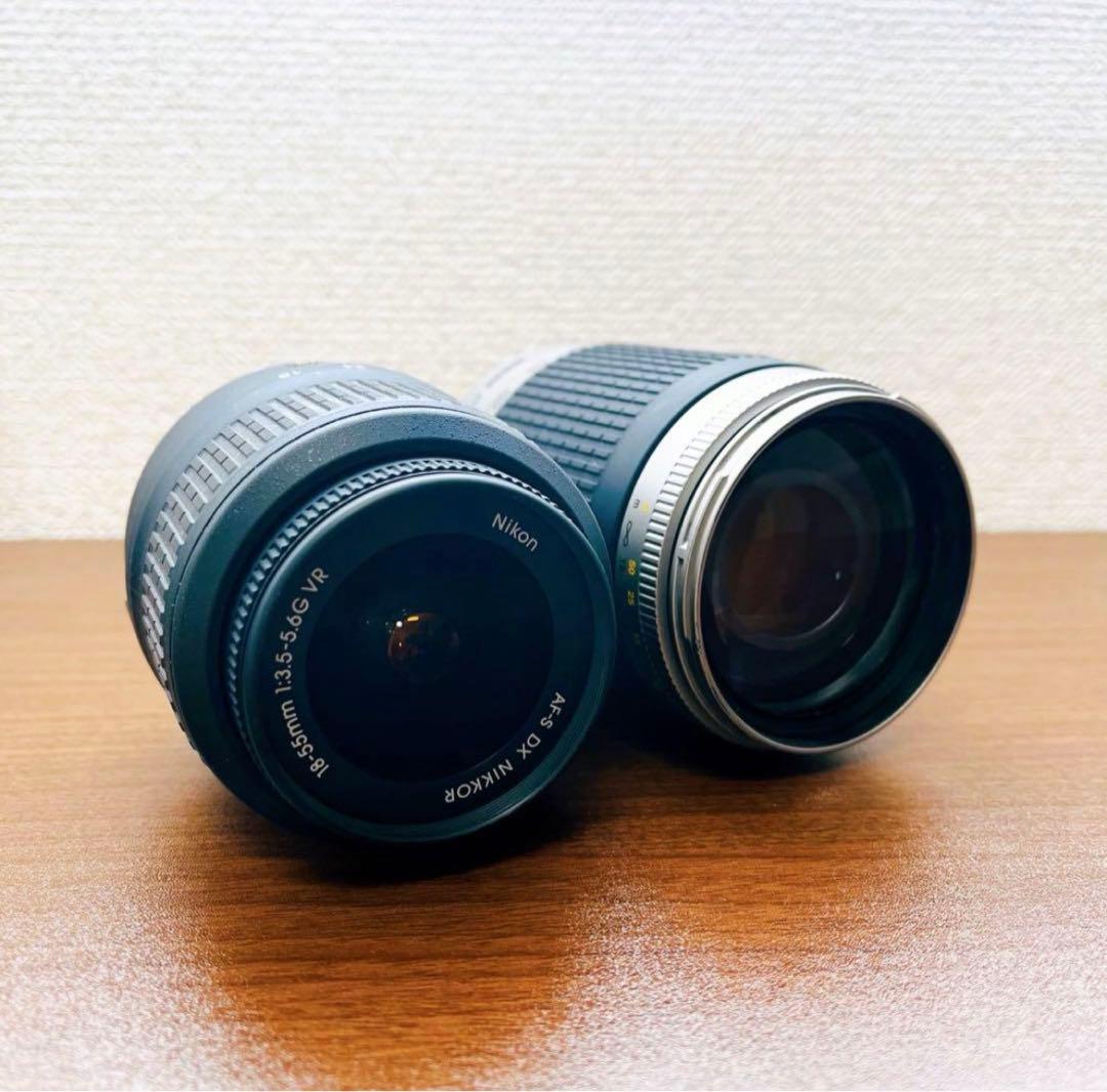 【動作品】Nikon D5000 ダブルレンズセット　デジタル一眼レフカメラ