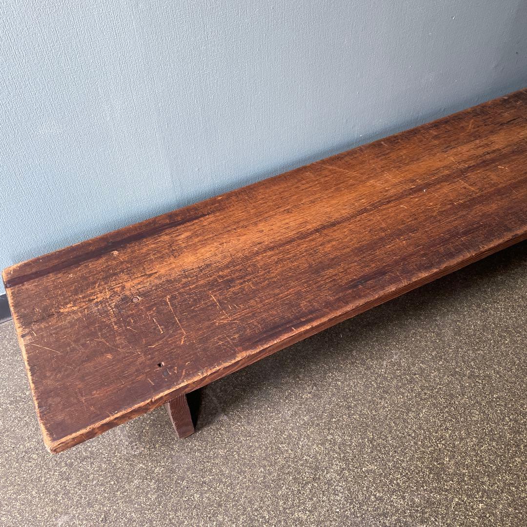 古道具　長机　展示台　テレビ台　飾り棚　ローテーブル　無垢材　アンティーク