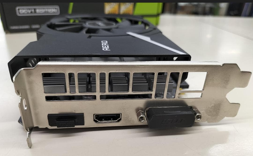 グラフィックボード・グラボ・ビデオカード MSI AERO ITX GeForce GTX 1650 OCV1 EDITI