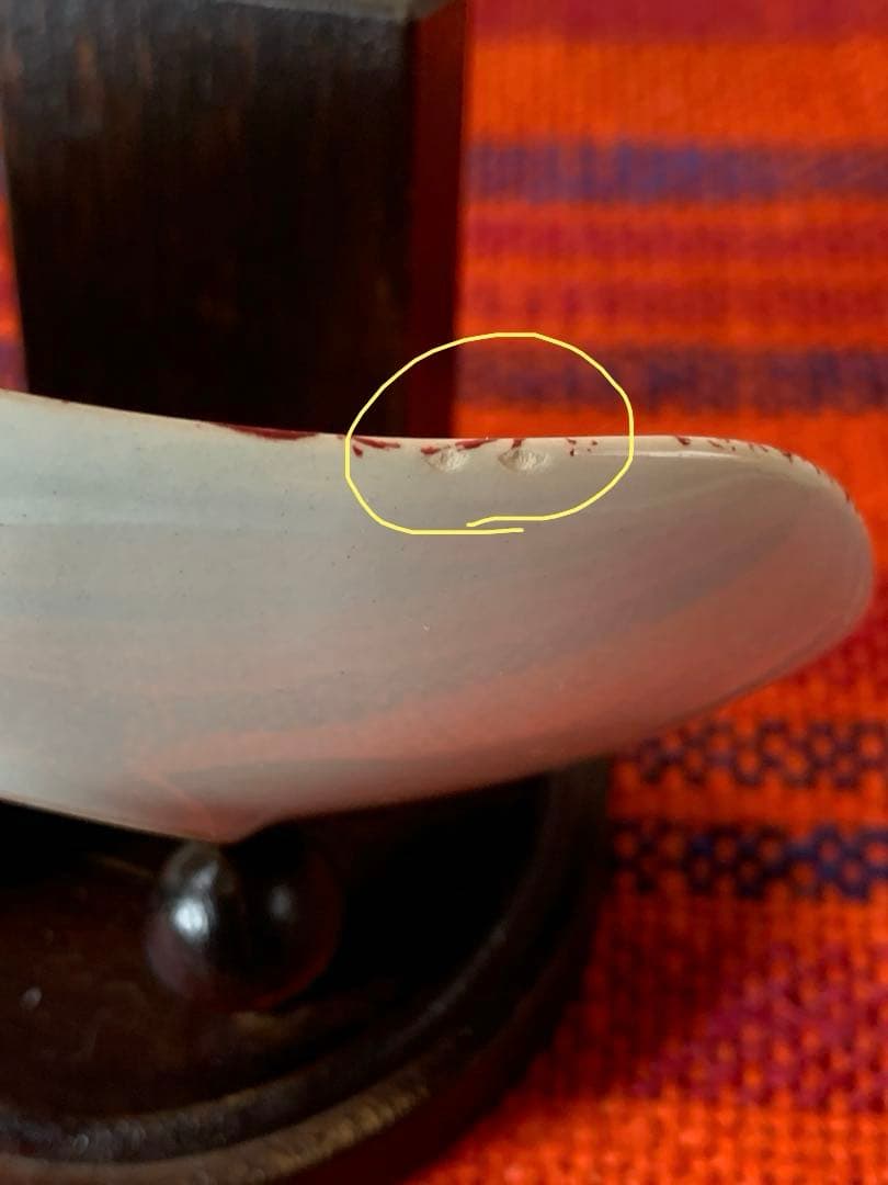 ビヨンヴィンブラッド　激レア・ニモール窯のビンテージの可愛いお皿2枚セット！A