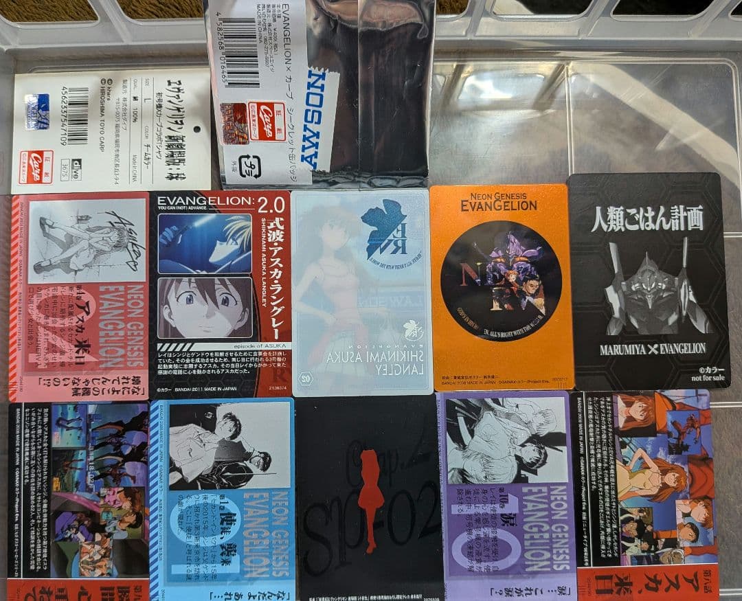 エヴァンゲリオン ウエハース　カード等セット