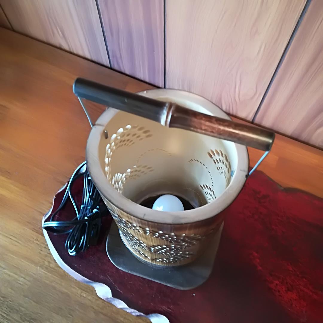 癒し灯火　竹行灯　No23190