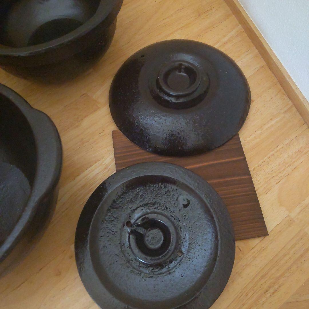 長谷園の陶珍かまど 2号炊き かまどさん 電子レンジ用