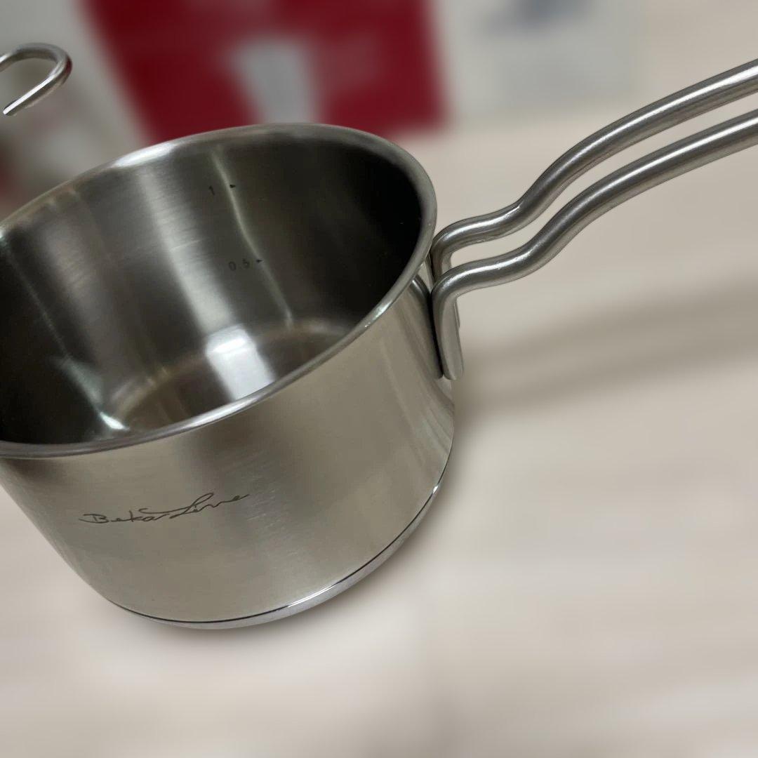 BEKA 片手鍋 ミルクパン 14cm 蓋なし16cm 蓋付き　新品IHガス対応