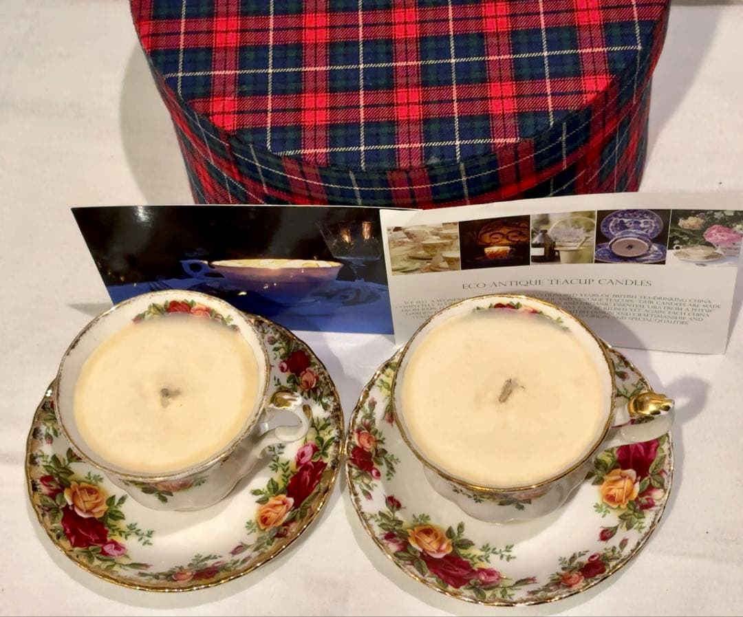 オールドカントリーローズ カップ＆ソーサー、ケーキプレートトリオ2セット