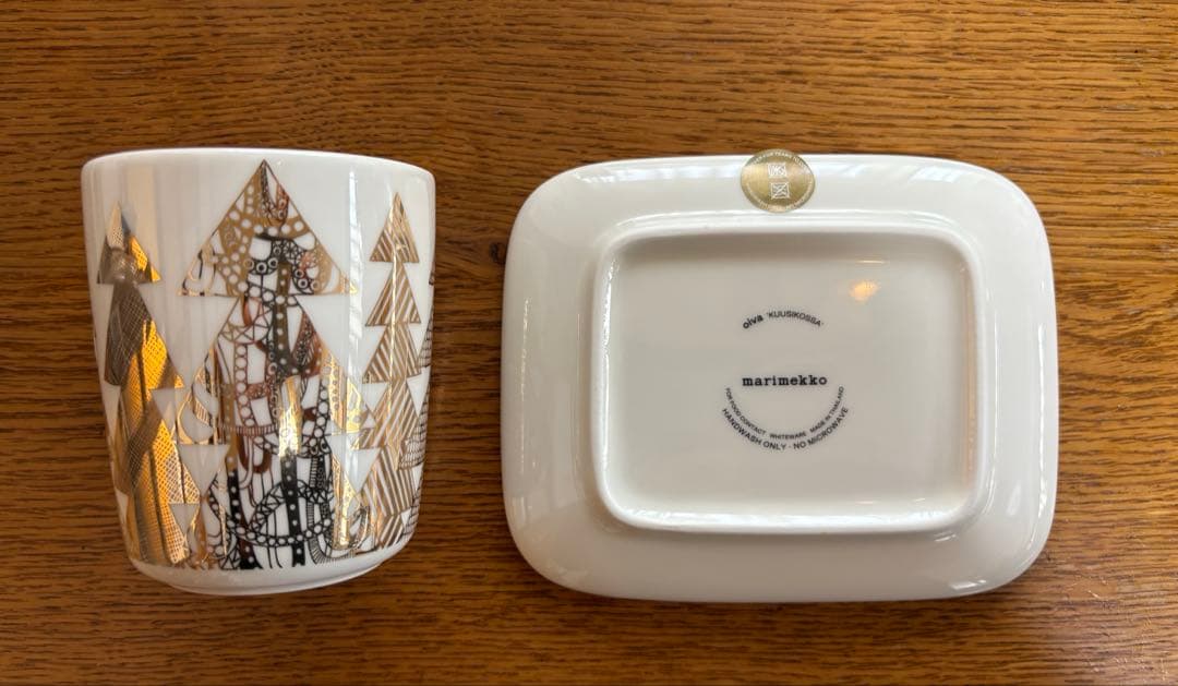 ◾️新品◾️ marimekko クーシコッサ ゴールド マグ＆プレートセット