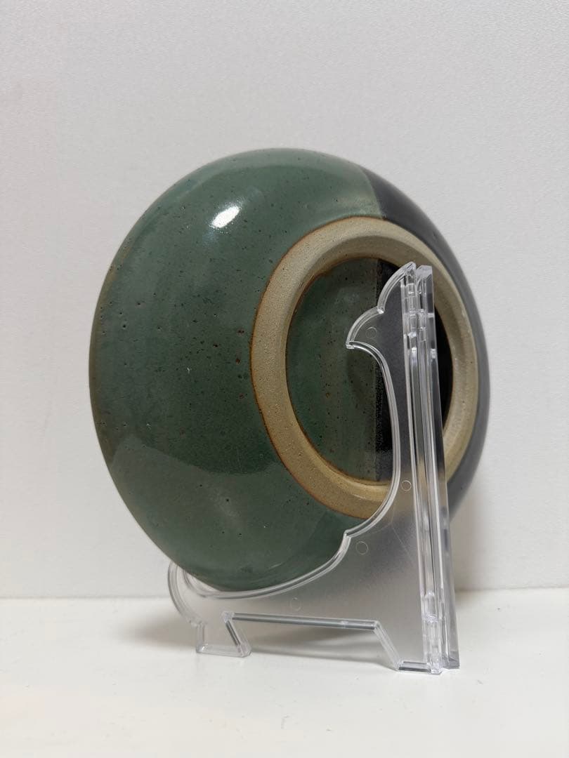 牛ノ戸焼　アンティーク　大皿　25cm 鳥取　染め分け　骨董品　民藝　中井窯