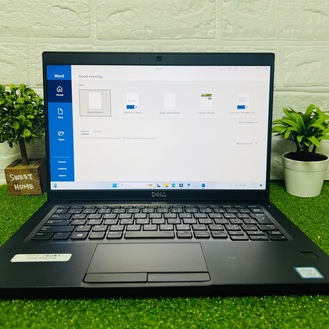 Windowsノート本体 Dell Latitude 7390 i5 8350U 8GB 256GBSSD
