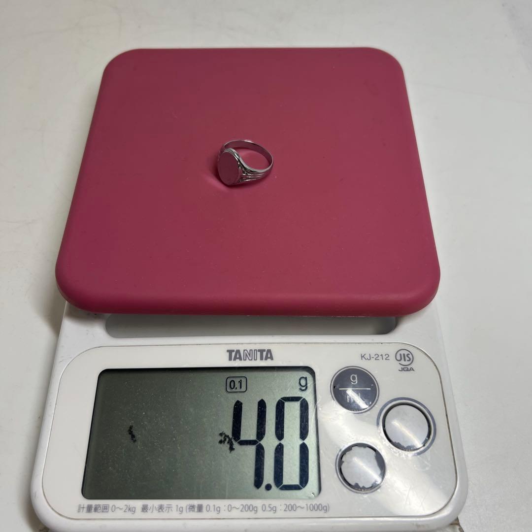 PLN刻印　プラチノン指輪　4.0g 東K7-1217☆2F