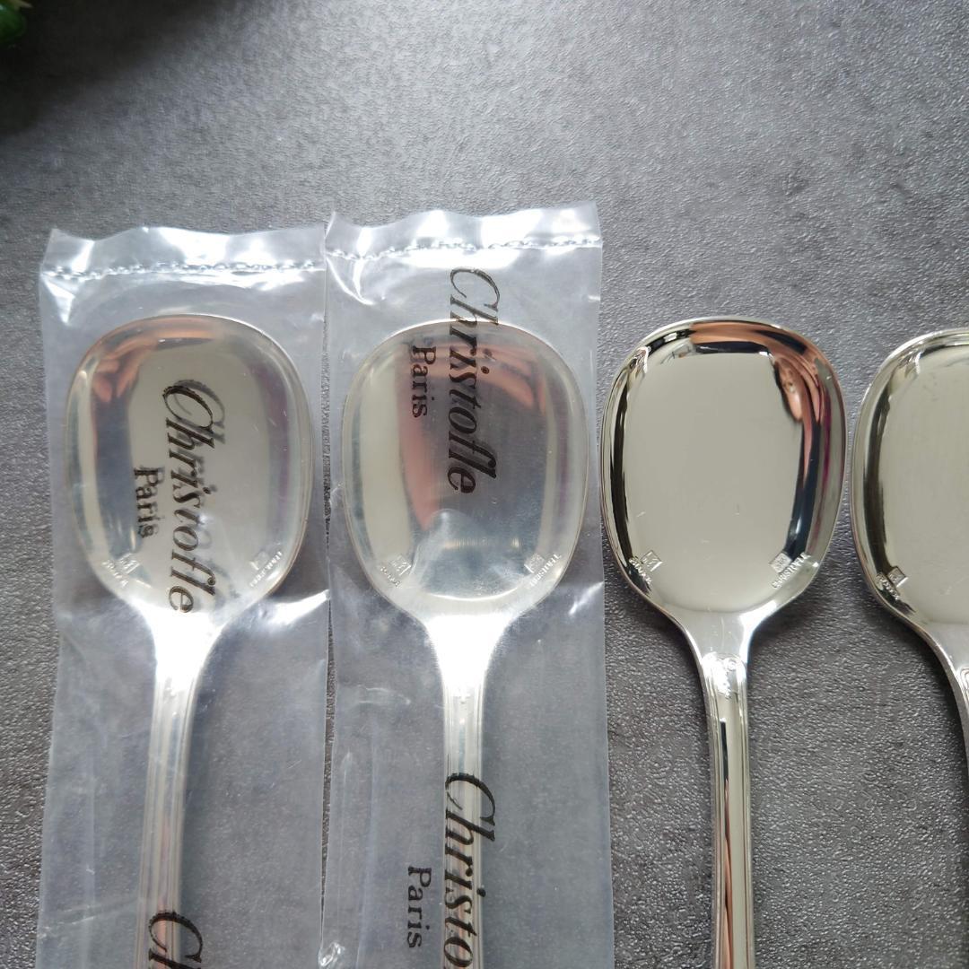 希少 美品 クリストフル マルメゾン アイスクリームスプーン 未開封含む 6点