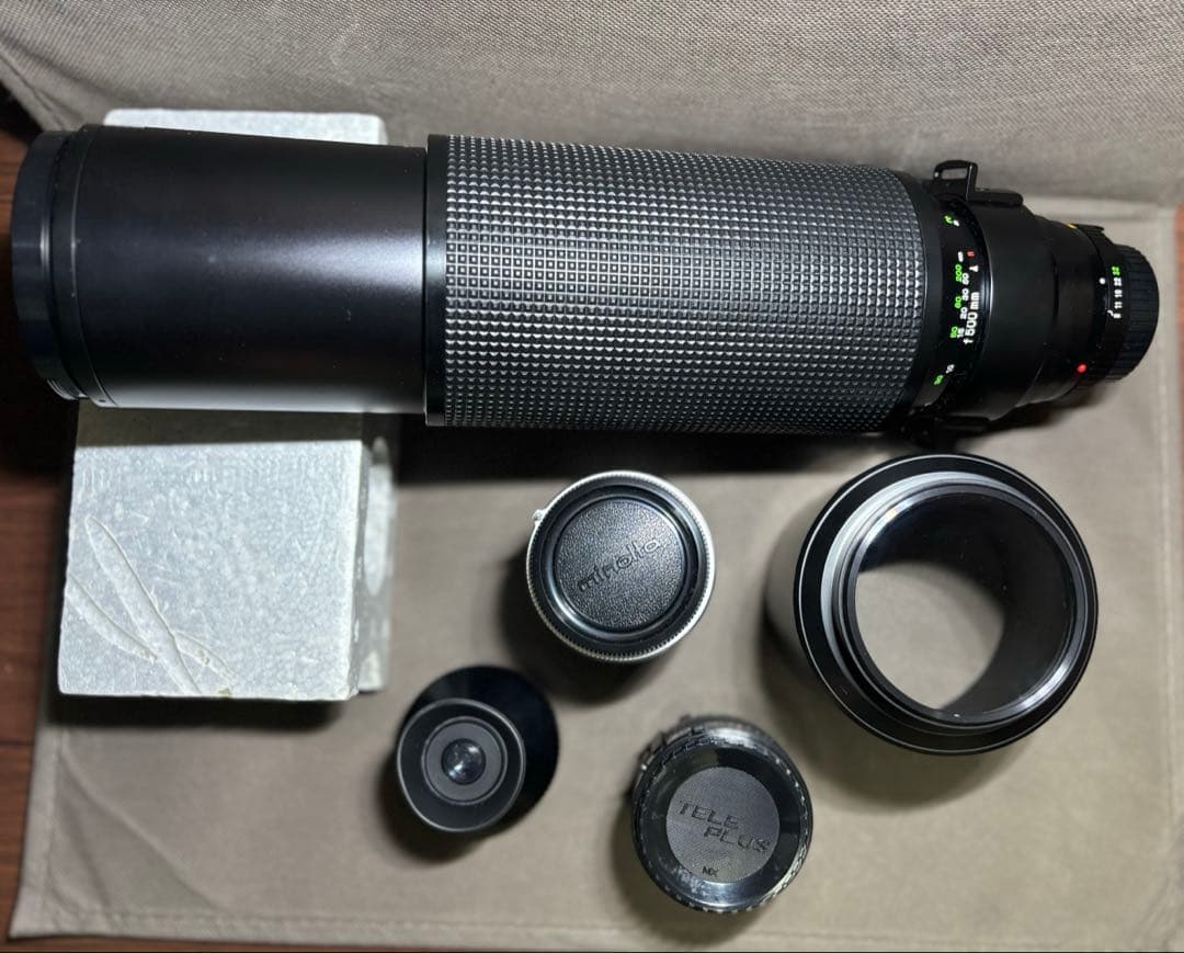美品　望遠レンズ MINOLTA MD ZOOM ROKKOR100-500mm