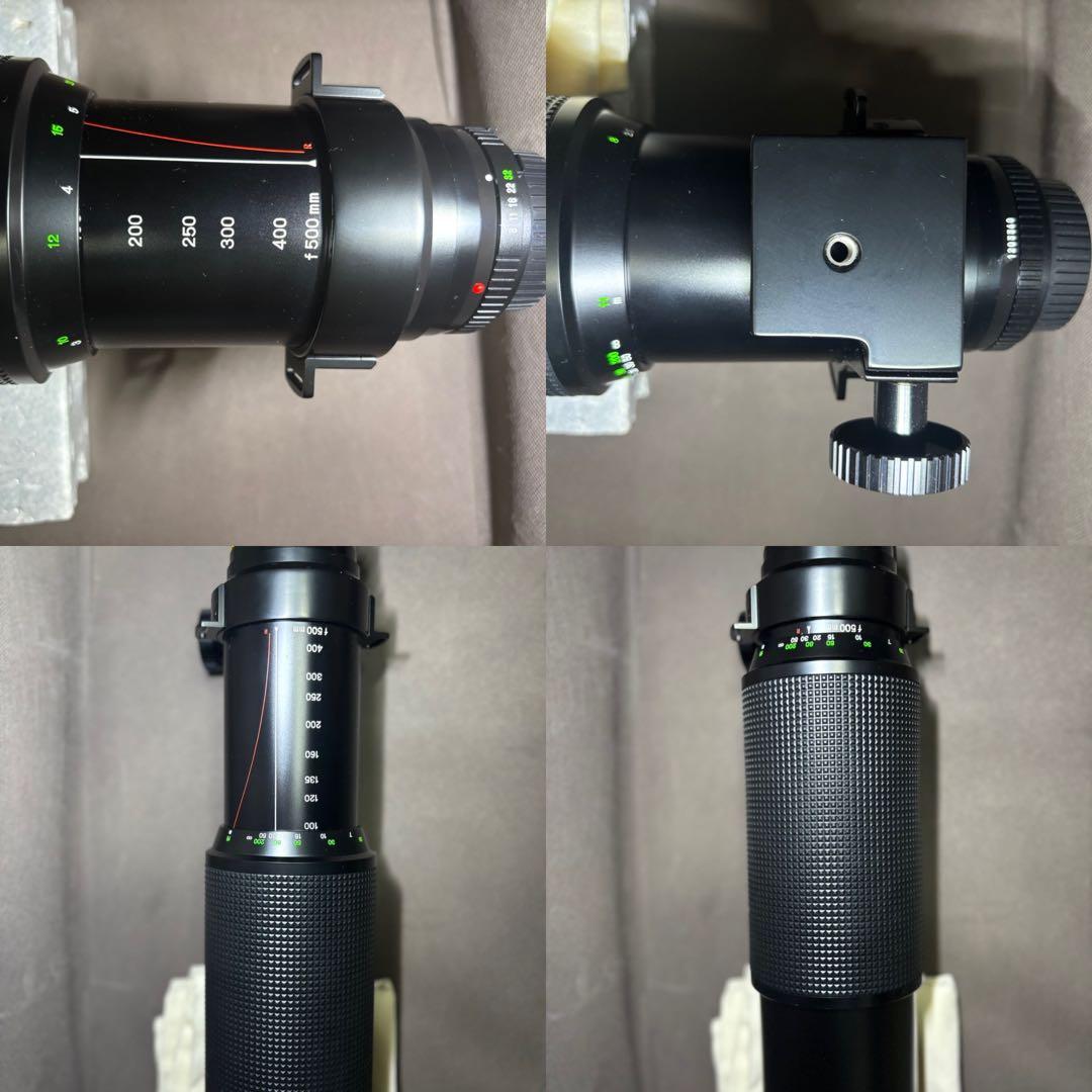 美品　望遠レンズ MINOLTA MD ZOOM ROKKOR100-500mm