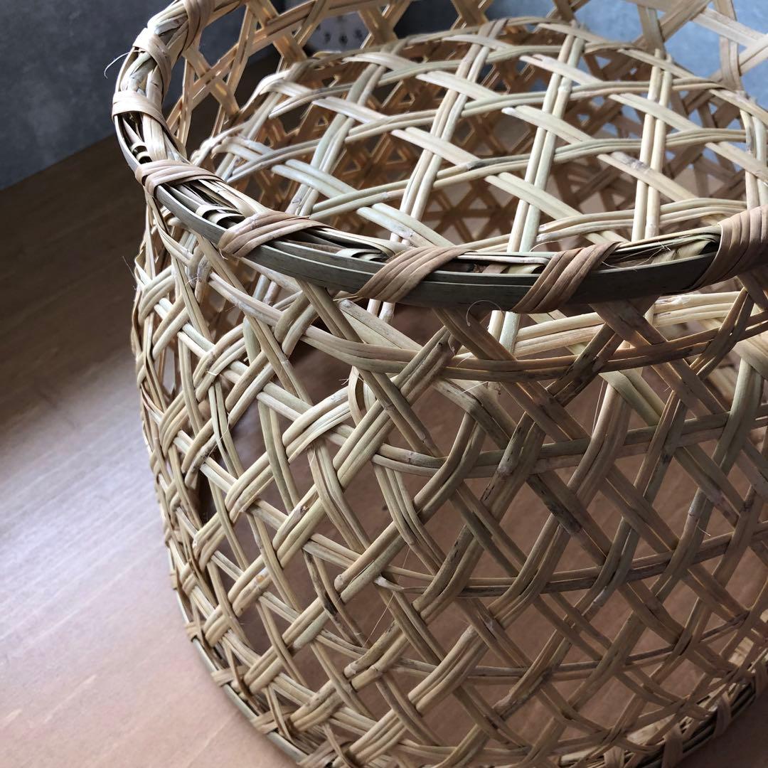 岩手県　すず竹　かご