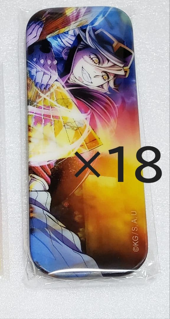 鬼滅の刃　キービジュアル　WEBSHOPくじ　レンチキュラーロング缶バッジ　童磨