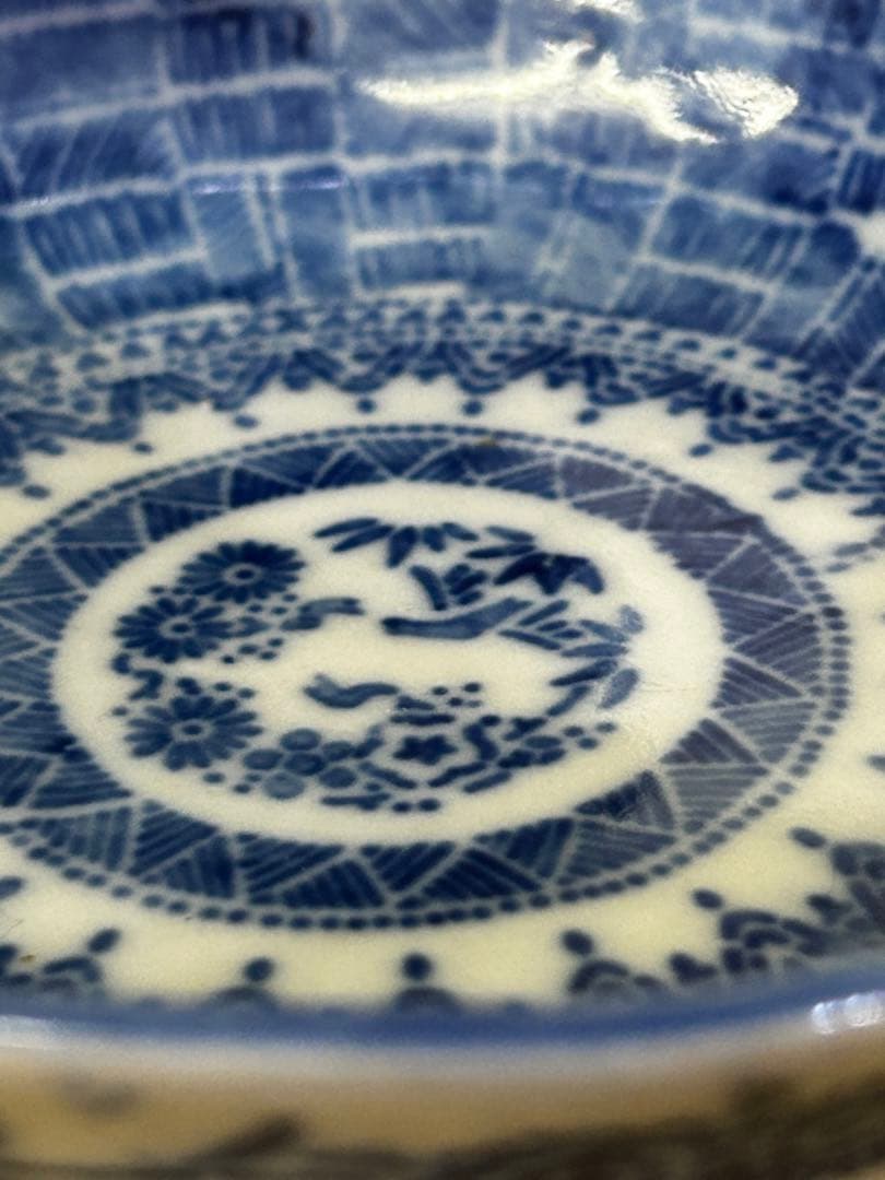 最終値下げ　明治 時代　印判 なます皿 5枚