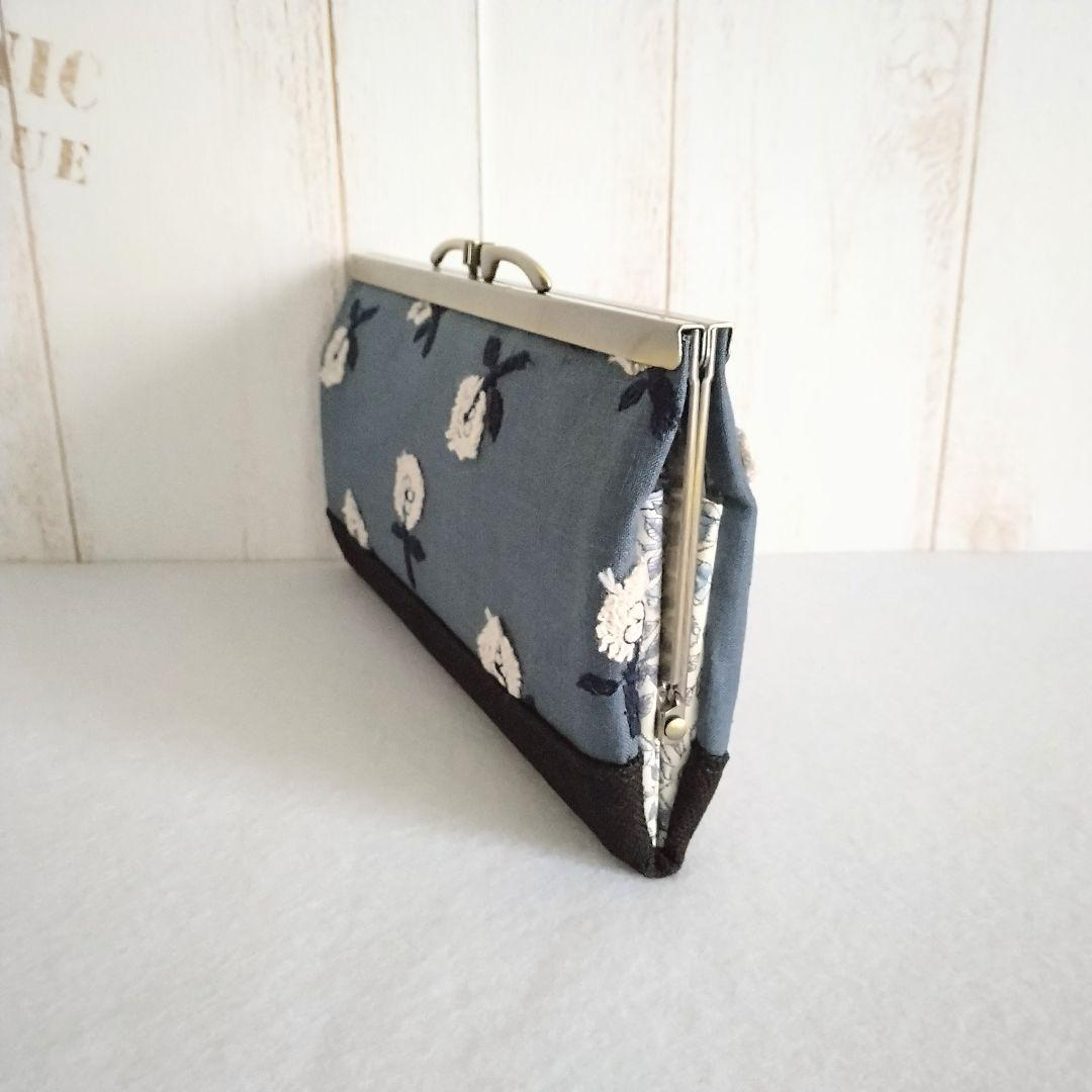 ミナペルホネン skip 浮足がま口長財布