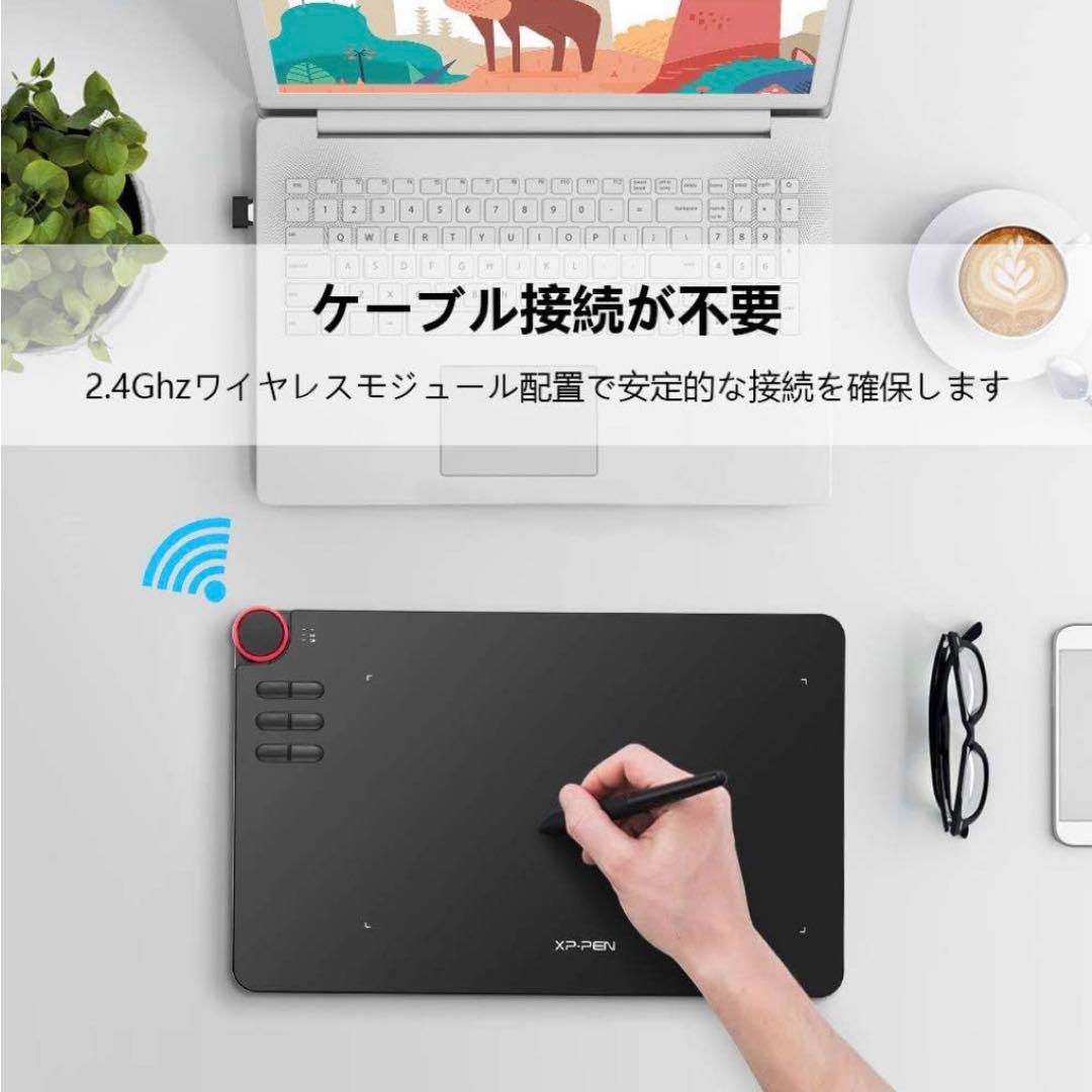 XP-Pen Deco03 ペンタブレット ワイヤレスペンタブ 10インチ