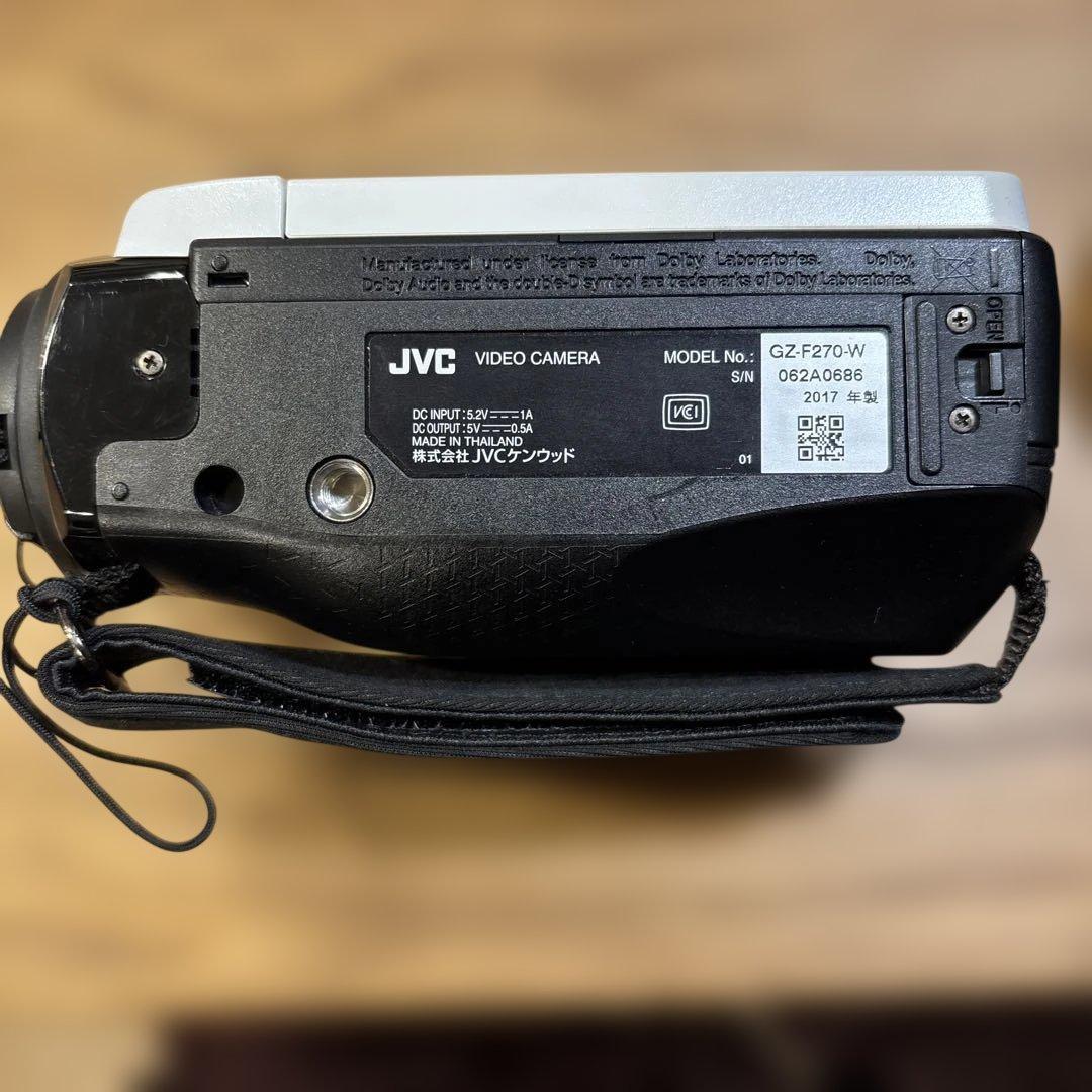JVCケンウッド Everio GZ-F270-W ホワイト　動作品