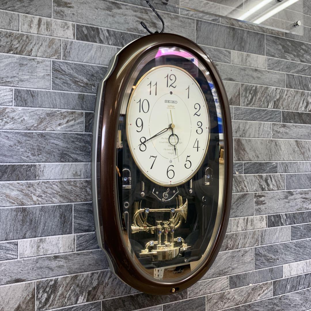 生産終了品　SEIKO　ウェーブ シンフォニー　AM230B　メロディ振り子時計