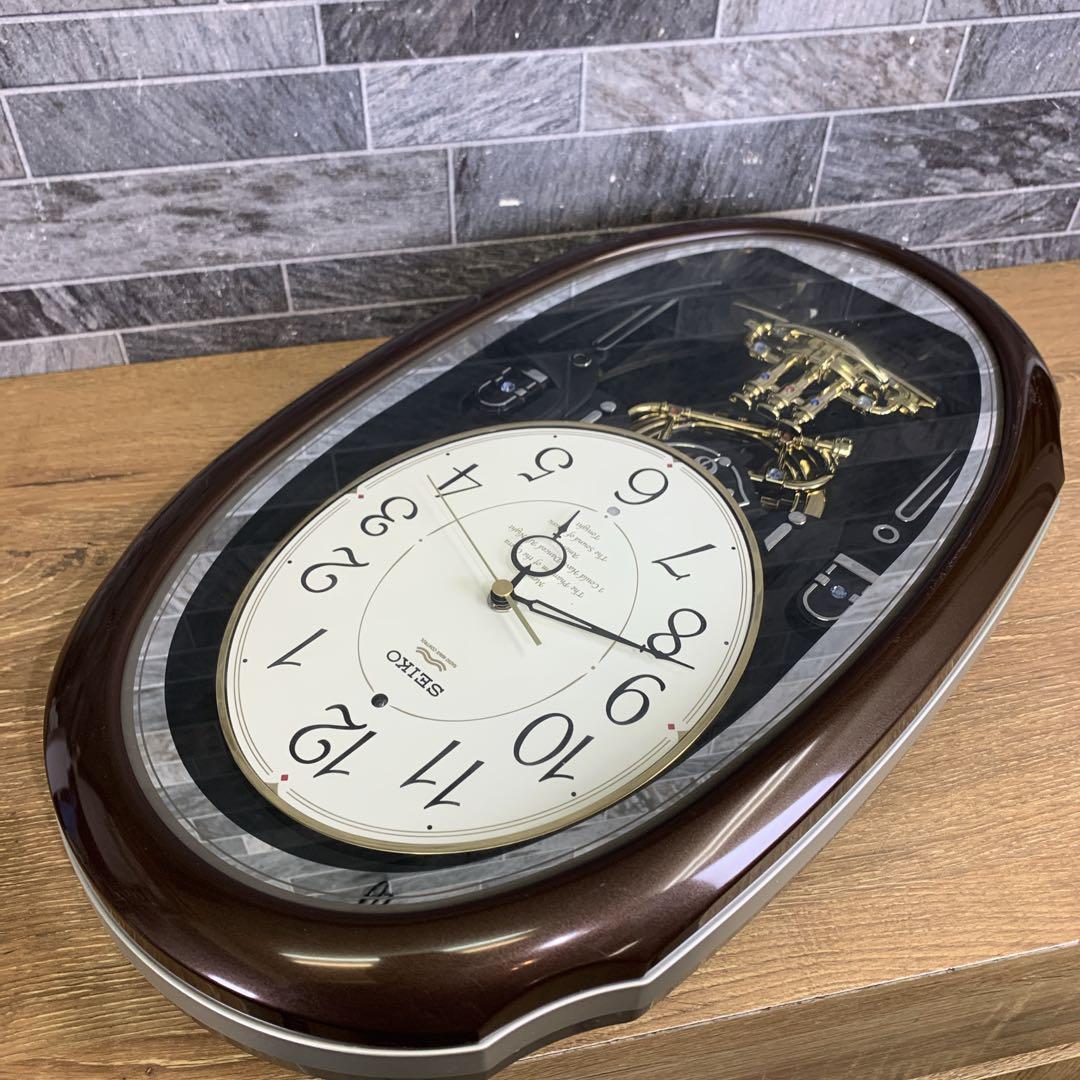 生産終了品　SEIKO　ウェーブ シンフォニー　AM230B　メロディ振り子時計