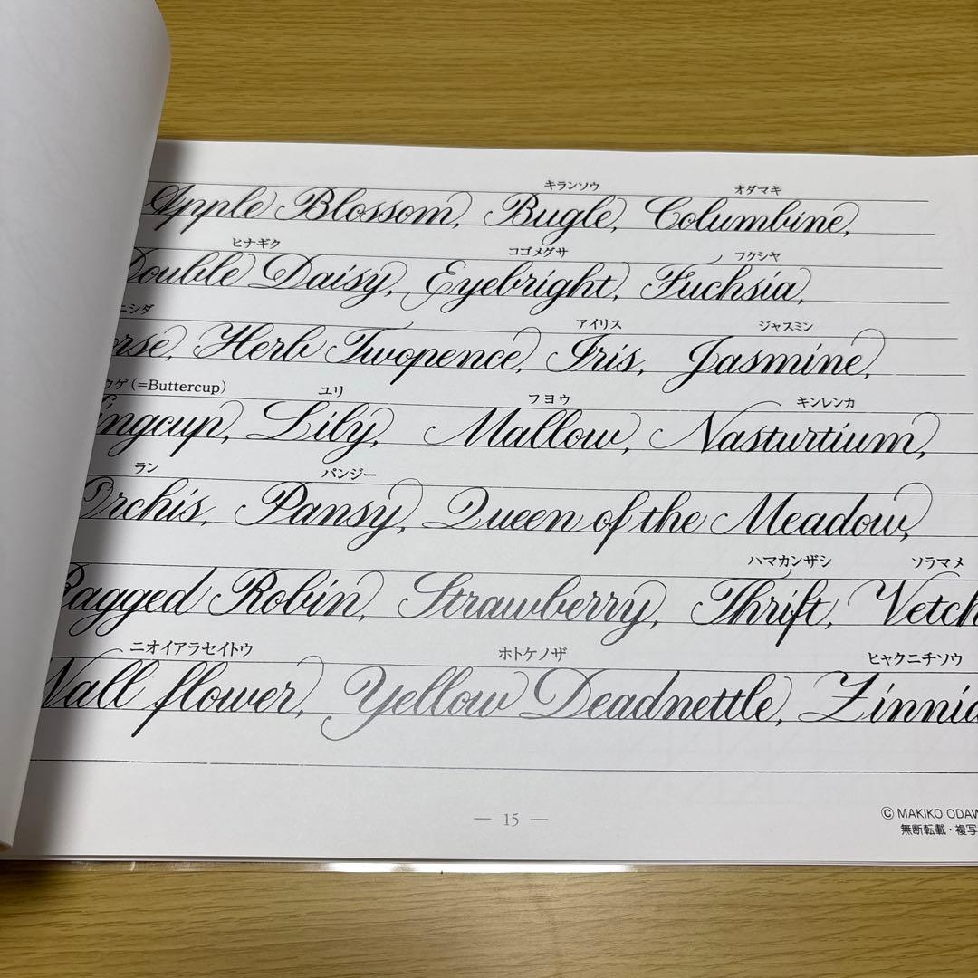 カリグラフィー教材セット