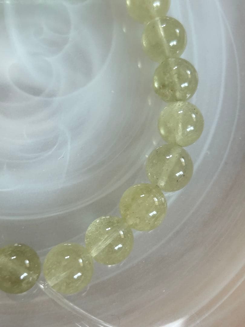 リビアングラス九眼天珠のブレスレット