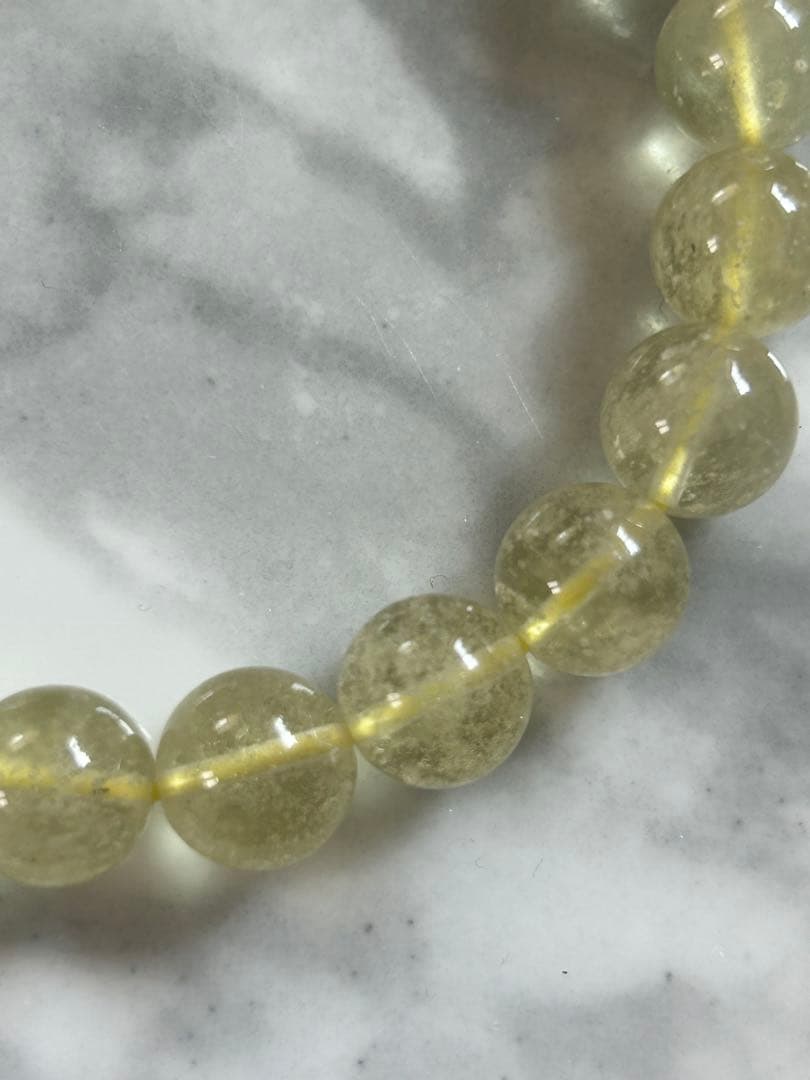 リビアングラス九眼天珠のブレスレット