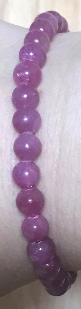 天然石　ルビー　ブレスレット　パワーストーン