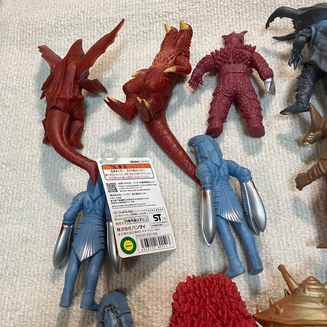 【まとめ売り】ウルトラマン怪獣超獣ソフビ22体　平成後半　おもちゃ玩具円谷英二