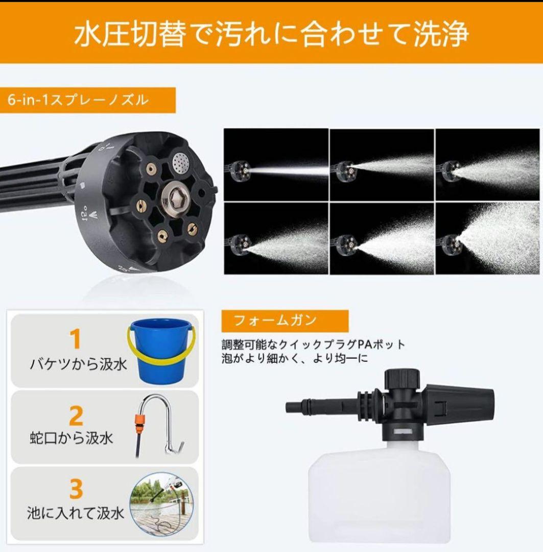 高圧洗浄機 コードレス 充電式