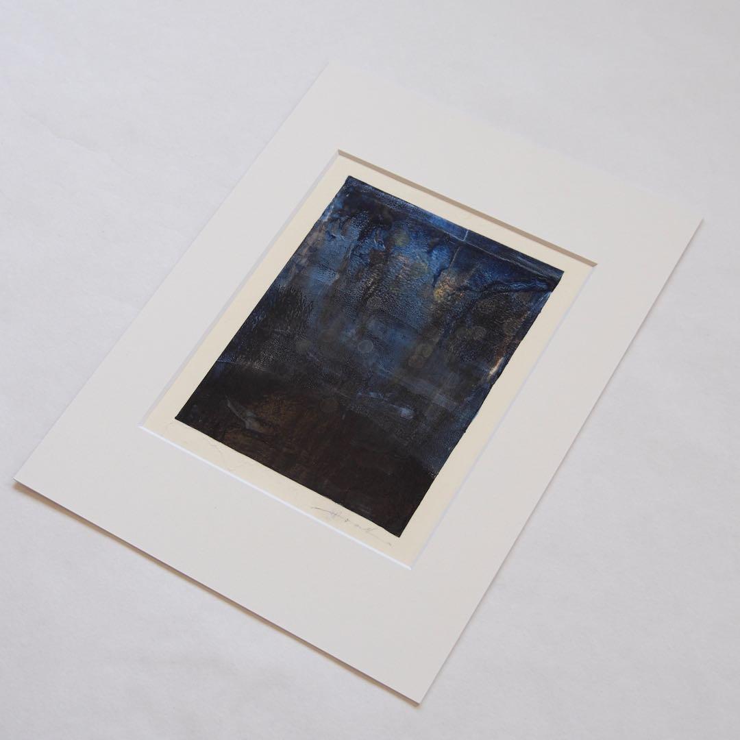 抽象画 アクリル オリジナル 作品 マット付き 絵画 現代アート モダンアート