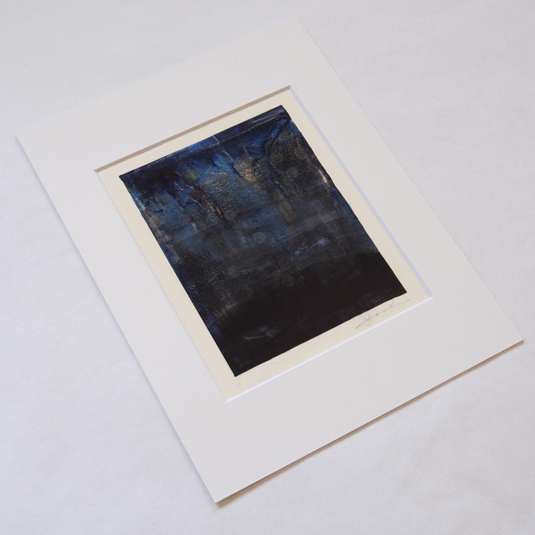 抽象画 アクリル オリジナル 作品 マット付き 絵画 現代アート モダンアート