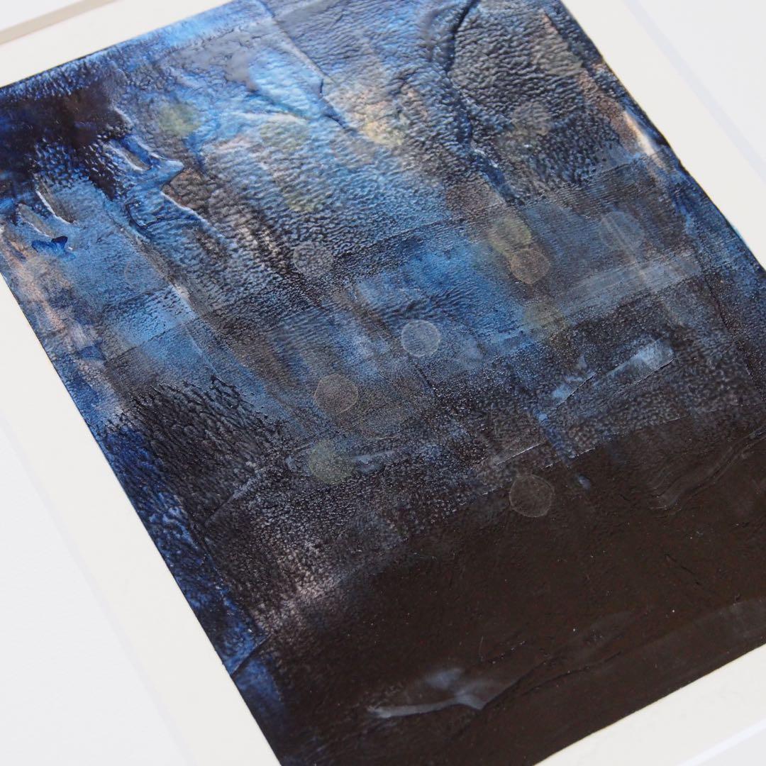 抽象画 アクリル オリジナル 作品 マット付き 絵画 現代アート モダンアート