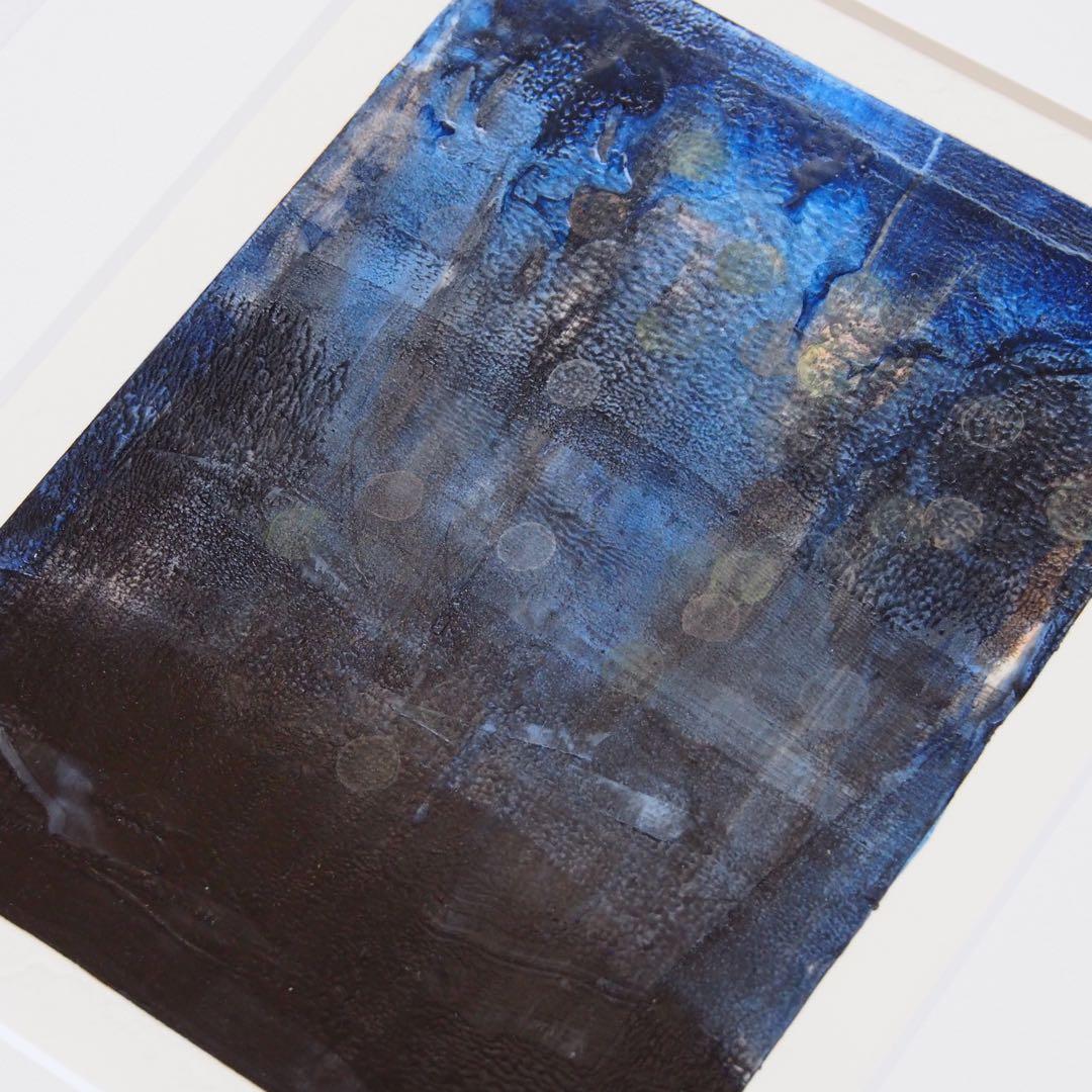 抽象画 アクリル オリジナル 作品 マット付き 絵画 現代アート モダンアート