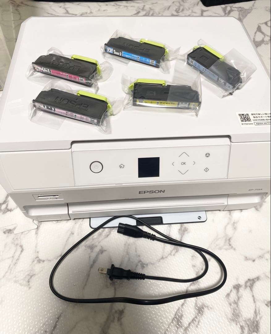EPSON A4インクジェット カラリオEP-715A ジャンク品 新品インク付