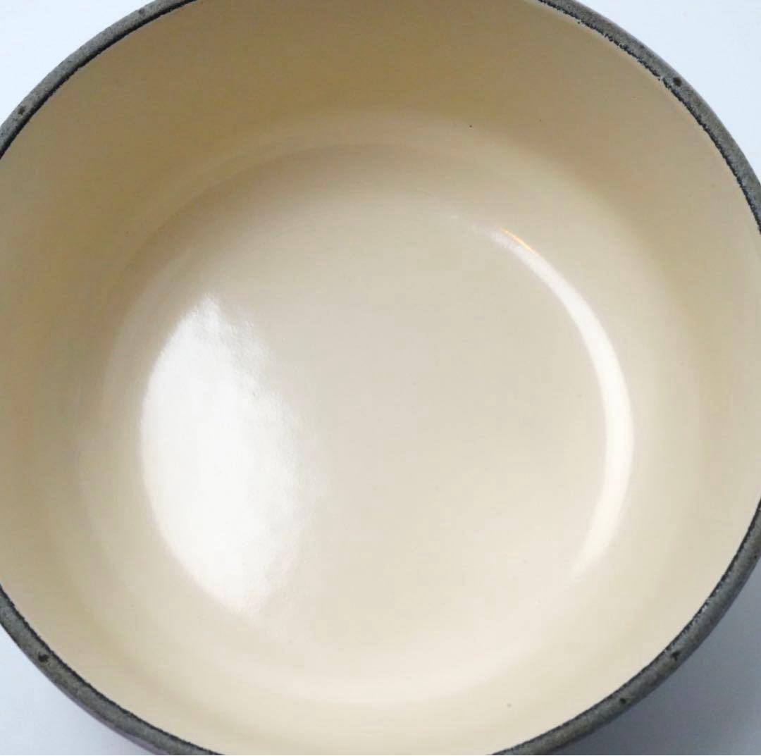 【美品】LE CREUSET　ソースパン　ブルーベルパープル　18cm