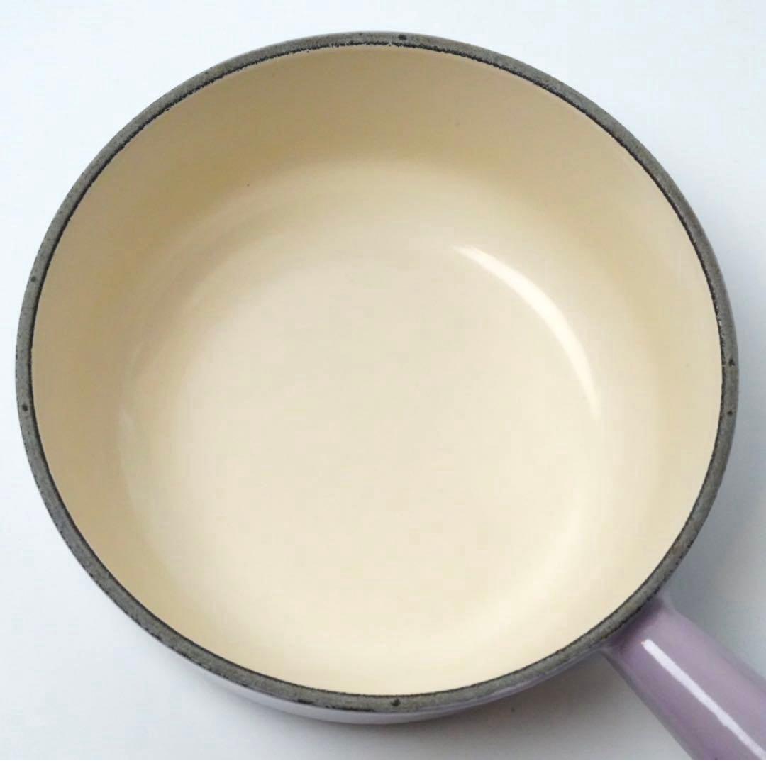 【美品】LE CREUSET　ソースパン　ブルーベルパープル　18cm