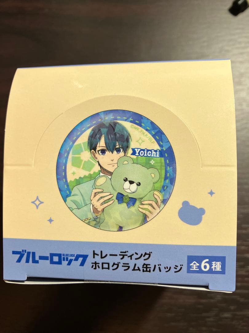 ブルーロック aj カミオジャパン ホログラム缶バッジ　未開封　15箱　全6種